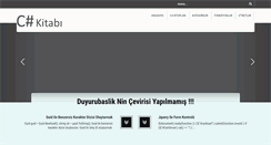 Desktop Screenshot of csharpkitabi.com